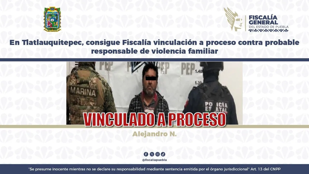Detenido por violencia familiar y delitos contra la salud