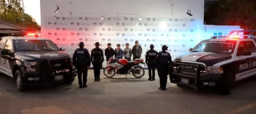 Detuvo policía municipal de Puebla a banda de probables asaltantes