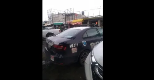 Acusan a comandante de la Policía Municipal por golpear a locatario del Mercado Morelos