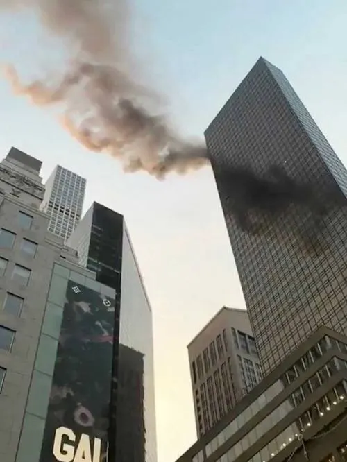 Sofocan bomberos incendio en la Torre Trump, en NY