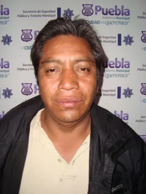 Policía municipal de Puebla aseguró a probable ladrón