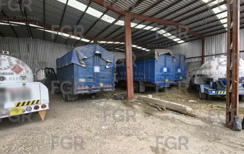 FGR asegura seis vehículos y más de 7 mil litros de gas LP durante cateo en Tepeaca