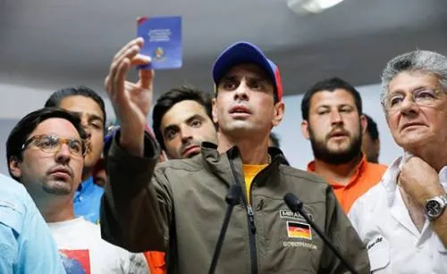 Henrique Capriles acusa a Nicolás Maduro de querer dividir a oposición