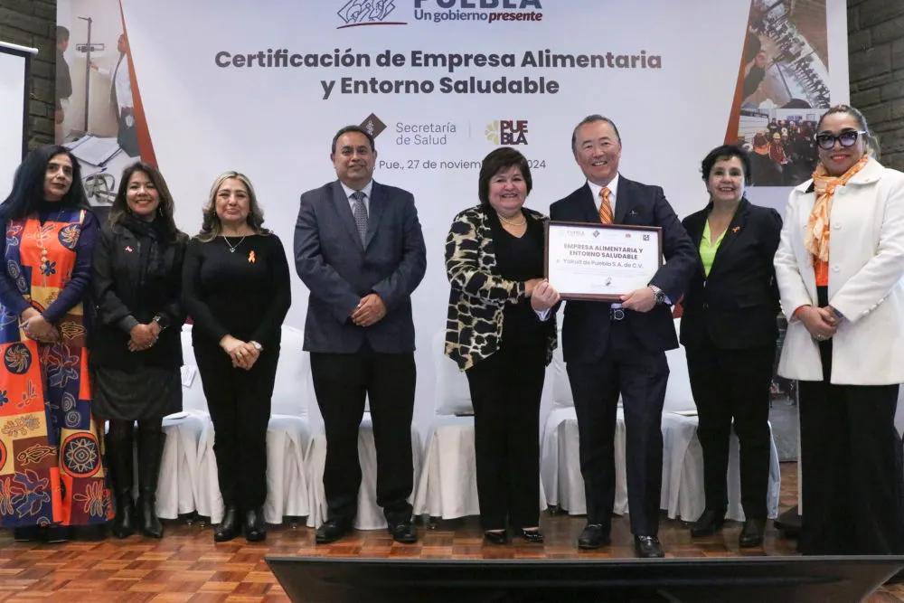 Otorga Salud “Certificación Empresa Alimentaria y Entorno Saludable” a 18 compañías del estado