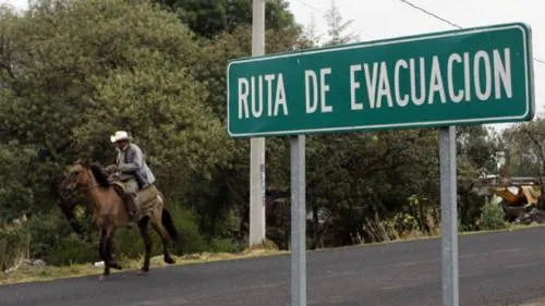 Gobierno evalúa los caminos y rutas de evacuación de las comunidades cercana al Popocatépetl: SGG