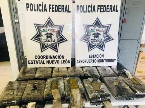 Video: Decomisan 40 kilos de mariguana que iba a EU