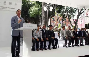 Asiste RMV a inicio de la Jornada a Favor del Desarme Voluntario
