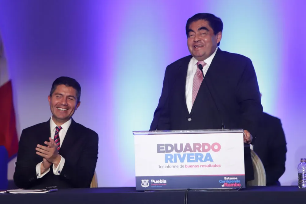 Barbosa y su discurso en el primer informe de Eduardo