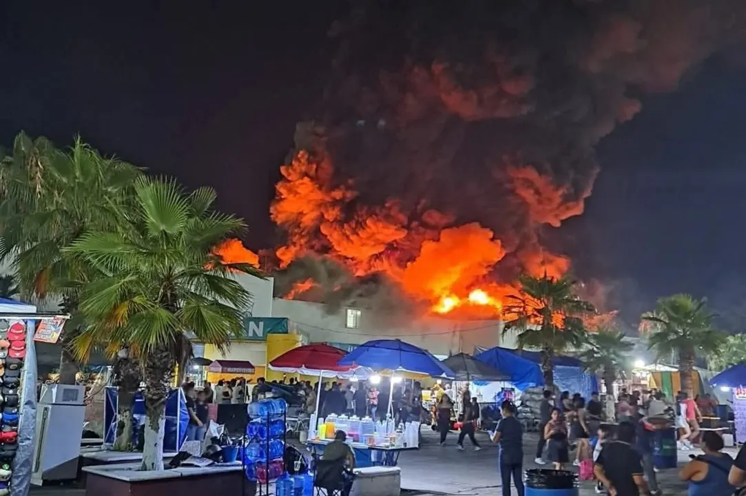Incendio Feria Tabasco