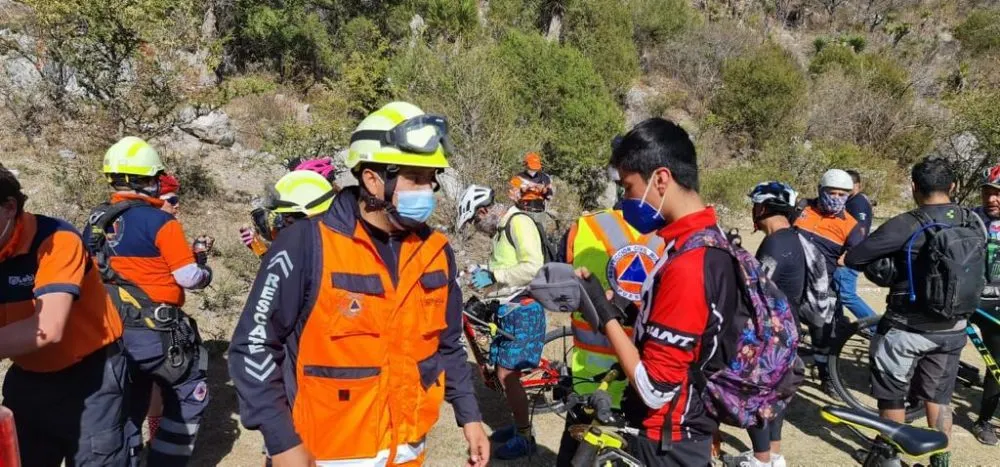 Reúnen a ciclistas extraviados con sus familias, están a salvo
