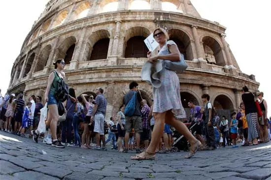Coliseo romano en peligro por inclinación de 40 centímetros