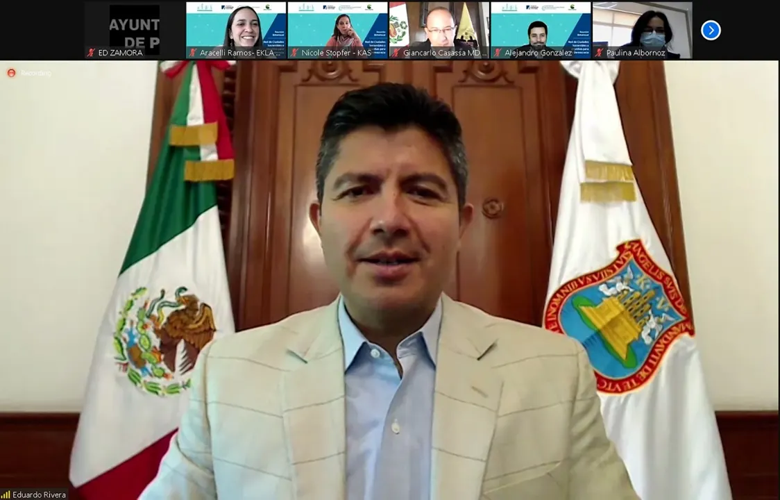 Puebla capital, referente de la red de ciudades sostenibles por estrategias de rescate de espacios públicos y áreas verdes