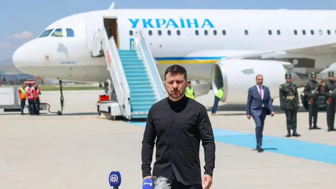 Volodymyr Zelensky, presidente de Ucrania