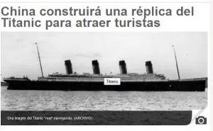 Titanic made in China