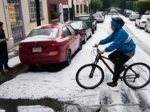Continúan tormentas intensas y granizadas en el país