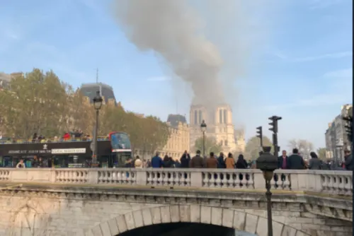 Video: Se registra incendio en la Catedral de Notre Dame