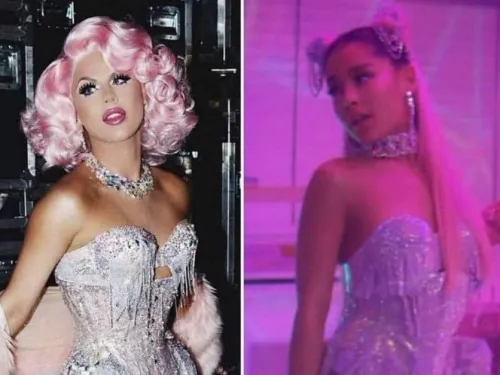 Drag Queen se burla de Ariana Grande y asegura que le copió el ‘look’