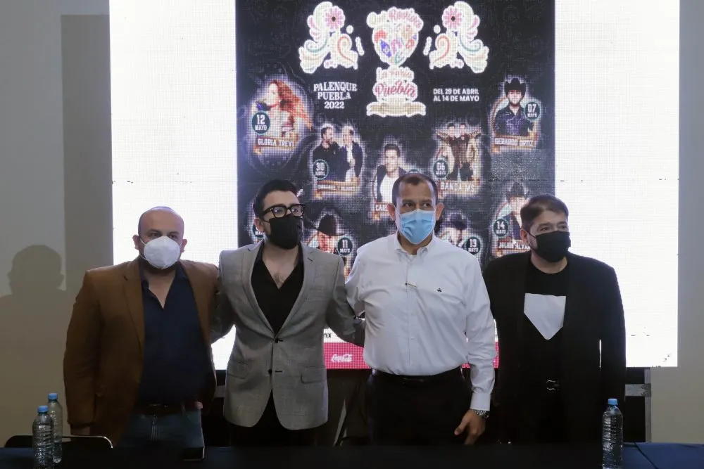Presentan cartel del Palenque de la Feria de Puebla 2022