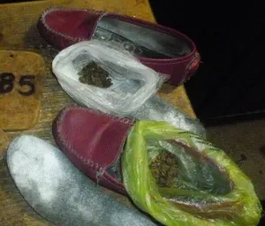 SSP asegura mujer que pretendía introducir droga a San Miguel