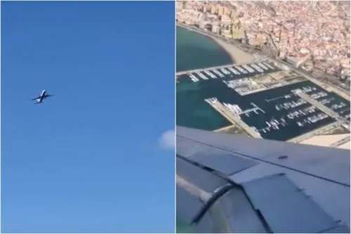 VIDEO: Fuertes vientos sacuden avión de pasajeros cerca de Gibraltar