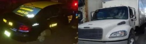 Policía estatal recuperó tres vehículos con reporte de robo