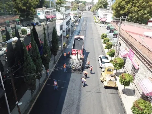 Avanzan trabajos de construcción y rehabilitación de calles en la Capital Poblana