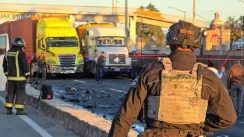 Un peregrino muerto y ocho lesionados tras choque en la México-Veracruz, a la altura de Huamantla