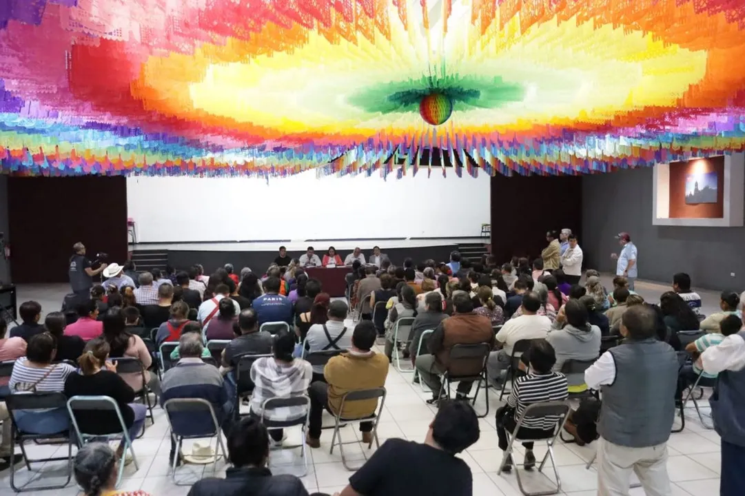 Sp Cholula Mesa Dialogo Locatarios Mercado Cosme Del Razo