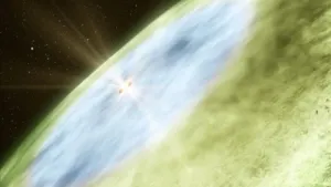 Astrónomos registran la primera imágen de una ”línea de nieve” en el espacio