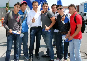 Habitantes de Tres Cruces y Azcárate expresaron apoyo a Cabalán