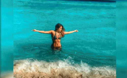 Video: ¡Se incendian las redes! Sherlyn realiza sensual baile en bikini