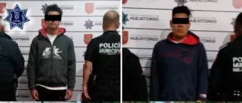 SSC de Huejotzingo asegura tres motocicletas robadas y detiene a cinco hombres