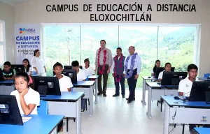 RMV inaugura Universidad a Distancia en Eloxochitlán