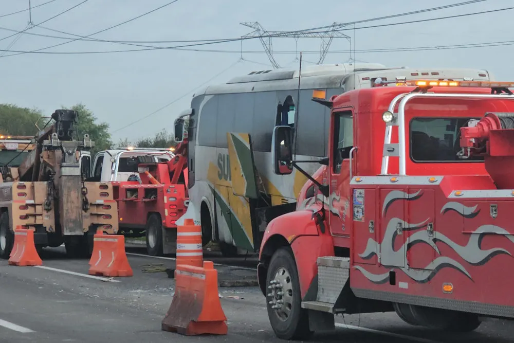 Choque en la México-Puebla