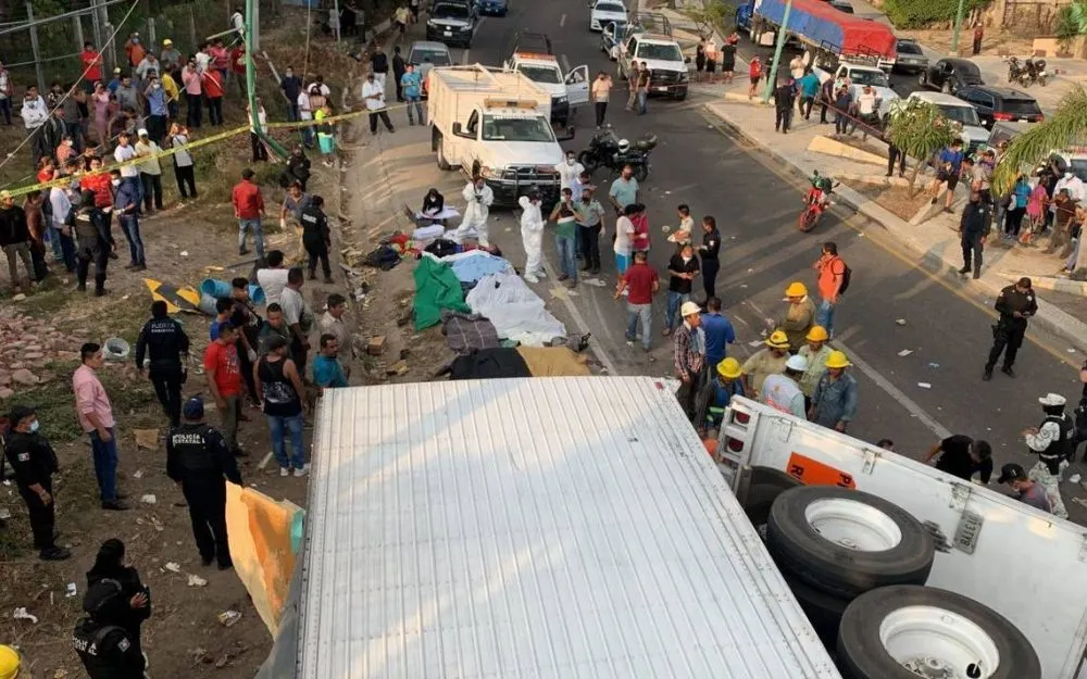 Accidente migrantes