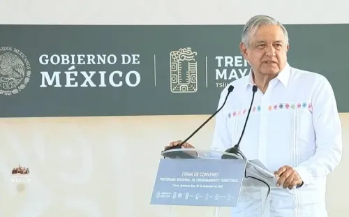 Anuncia AMLO entrada en funciones del Tren Maya para 2023