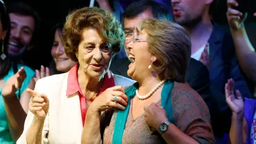 Muere Ángela Jeria, madre de Michelle Bachelet, expresidenta de Chile