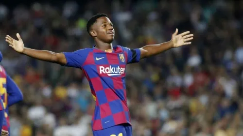 Ansu Fati, joya del Barcelona, jugará con España
