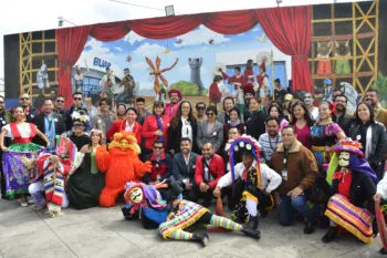 Inaugura Lilia Cedillo el mural “CCU, 15 años de arte y cultura”