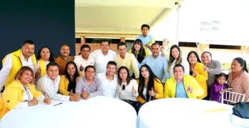 Eduardo Rivera se reúne con Carlos Martínez Amador, dirigente del PRD en el estado de Puebla