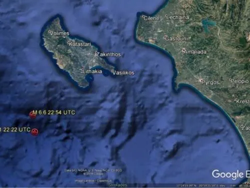Sismo de magnitud 6.8 sacude Grecia; activan alerta de tsunami
