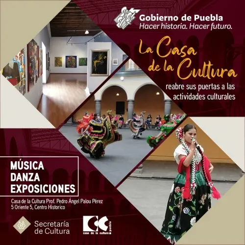 Reabre Casa de la Cultura con programación artística