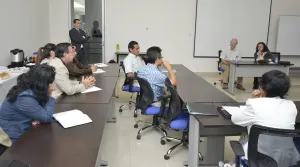 Académico de la Birmingham City University visitó la BUAP