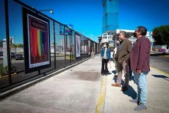 Valla perimetral del CCU de la BUAP exhibe la exposición ‘Tolerance Project’