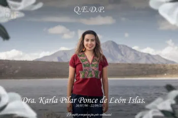 Fallece Karla Pilar Ponce de León Islas, presidenta del DIF de Tepeyahualco y esposa del alcalde Said Godos Luna