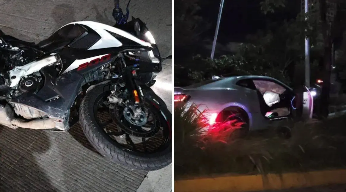 Fallece motociclista tras ser embestido por un vehículo en la Vía Atlixcáyotl
