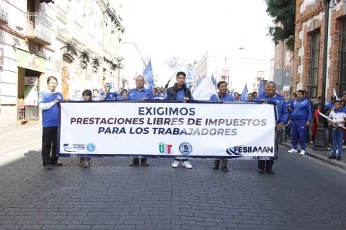 Sindicalizados demandan mejores salarios
