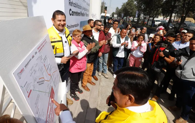Supervisa Armenta ampliación de la carretera Puebla–Tlaxcala; beneficiará a 1.6 millones de personas