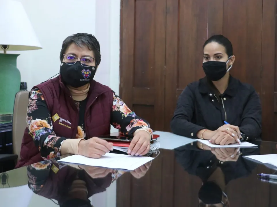 Se realizó una mesa de trabajo virtual con integrantes del Instituto Nacional de Migración y del Sistema de Protección de los Derechos de Niñas, Niños y Adolescentes Puebla.
