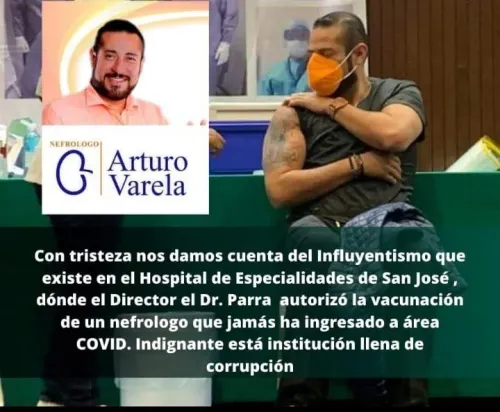 Acusan influyentismo en aplicación de vacuna Covid en San José